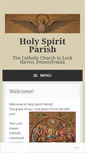 Mobile Screenshot of holyspiritlockhaven.org
